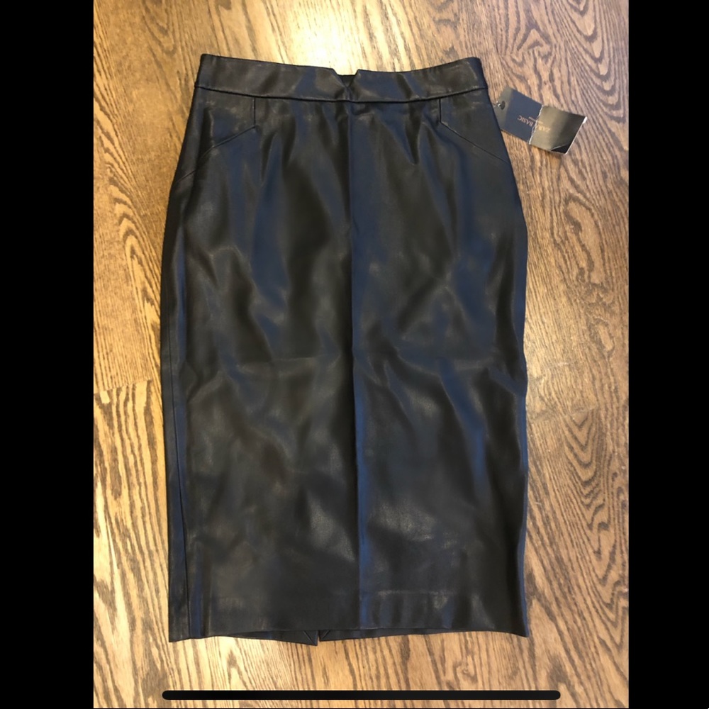 Zara Leather Pencil Skirt